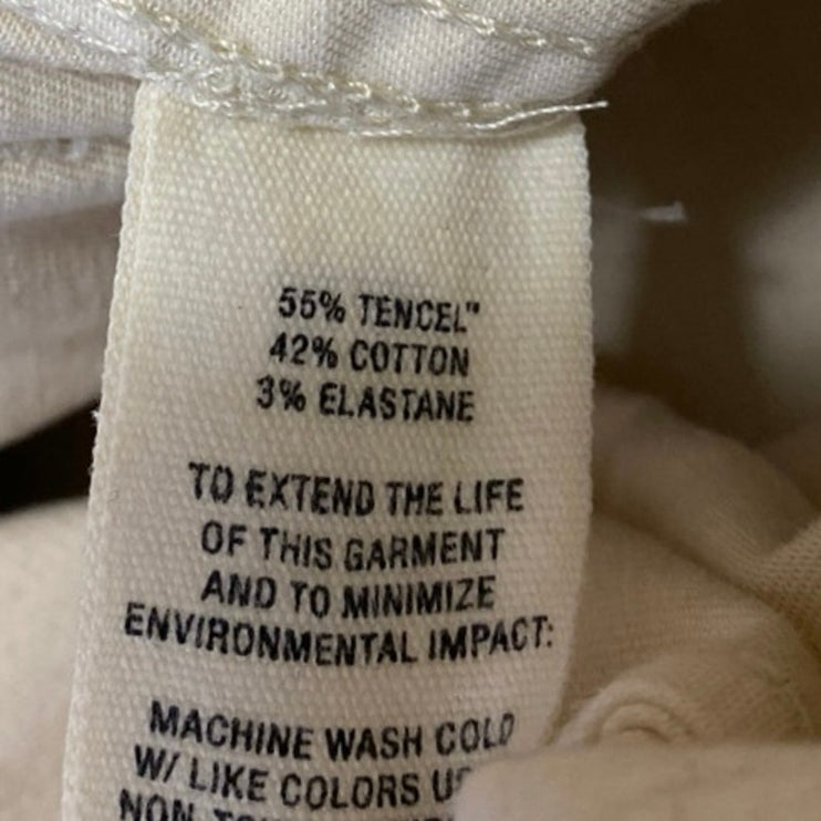 Alex Mill Expedition Women's White Belted Long Sleeve Skinny Overalls Jumpsuit S