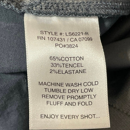 Linksoul Men's Navy Blue Straight Leg Mid Rise Career Trousers Pants Size 34R