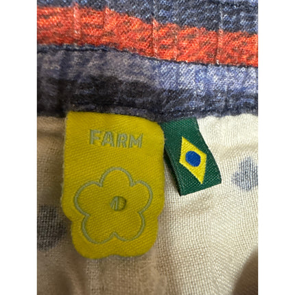 Farm Rio Multicolor Linen Floral Bandana Sleeveless Cami Tank & Shorts Set S/M