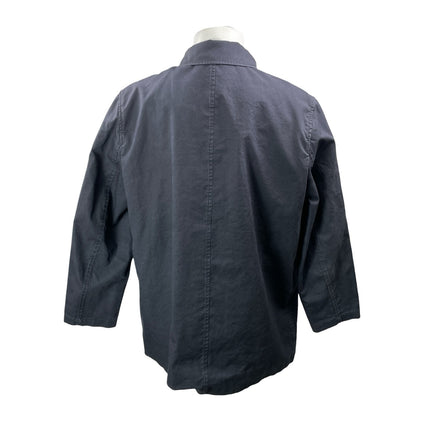 J.Crew Ludlow Men's Navy Blue Long Sleeve Pocket Casual Coat Jacket Size XL