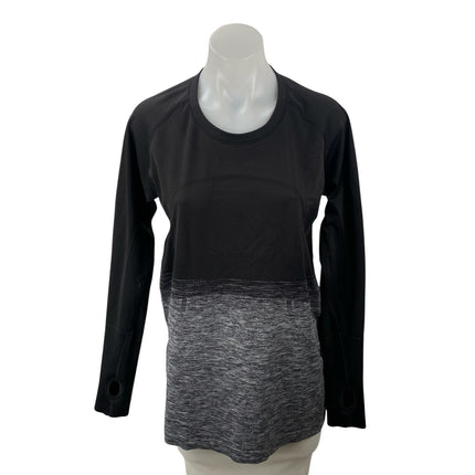 Lululemon Swiftly Tech Ombre Yoga Athletic Activewear Long Sleeve Shirt Top 12/L