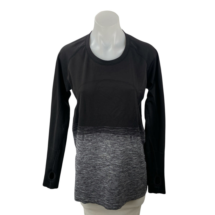 Lululemon Swiftly Tech Ombre Yoga Athletic Activewear Long Sleeve Shirt Top 12/L