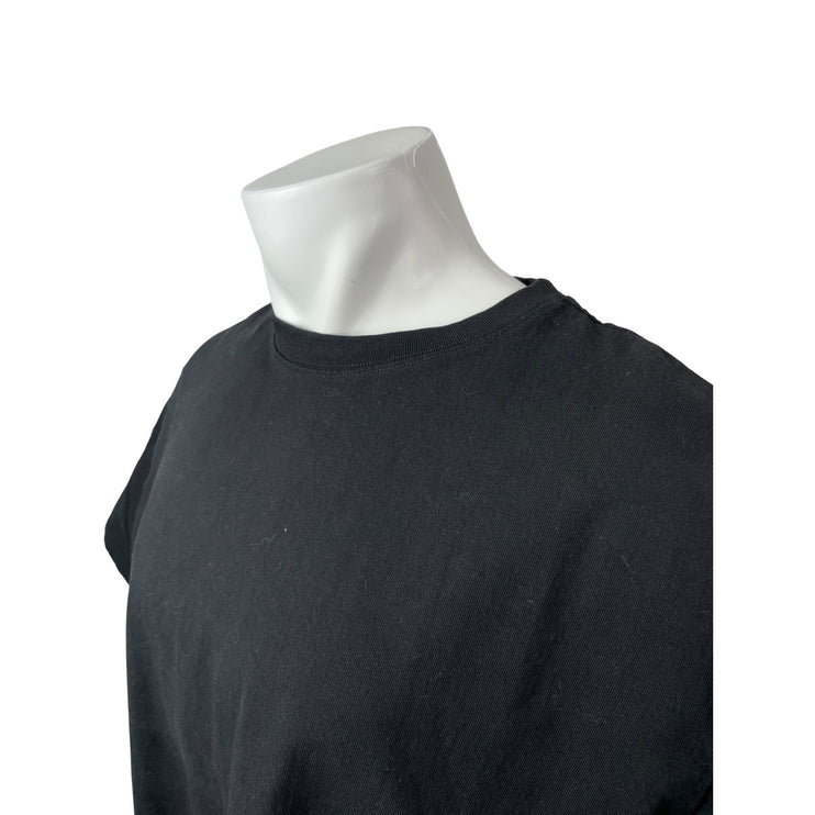 H&M Men's Black Short Sleeve Crew Neck Casual Basic T Shirt Tee Top Size XXL
