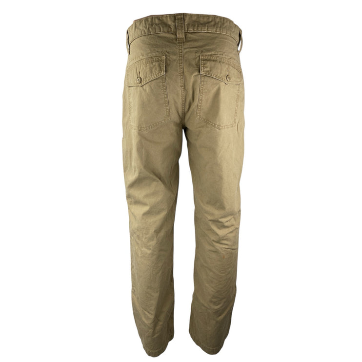 Old Navy Men's Beige High Rise Slim Straight Leg Chino Trouser Dress Pants 32/34