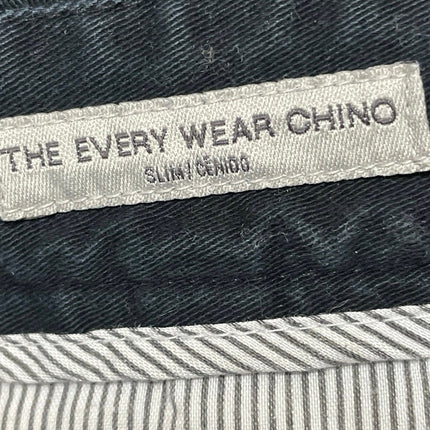 Goodfellow & Co The Every Wear Chino Men's Black Straight Trousers Pants 31x30