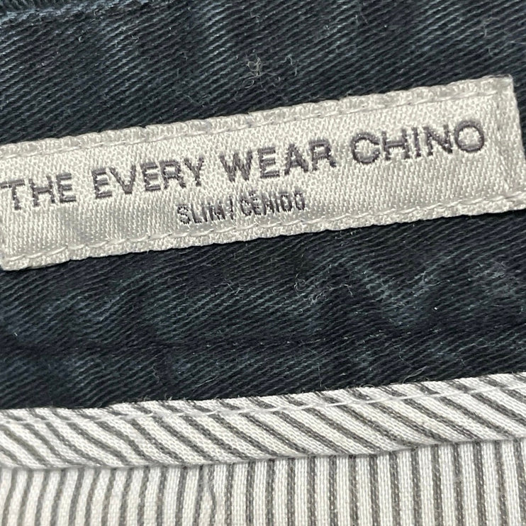 Goodfellow & Co The Every Wear Chino Men's Black Straight Trousers Pants 31x30