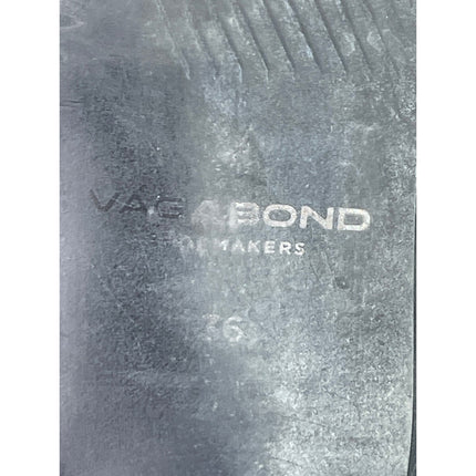 Vagabond Lissie Women's Black Suede Leather Pointed Toe Heeled Sock Boots Sz 5.5