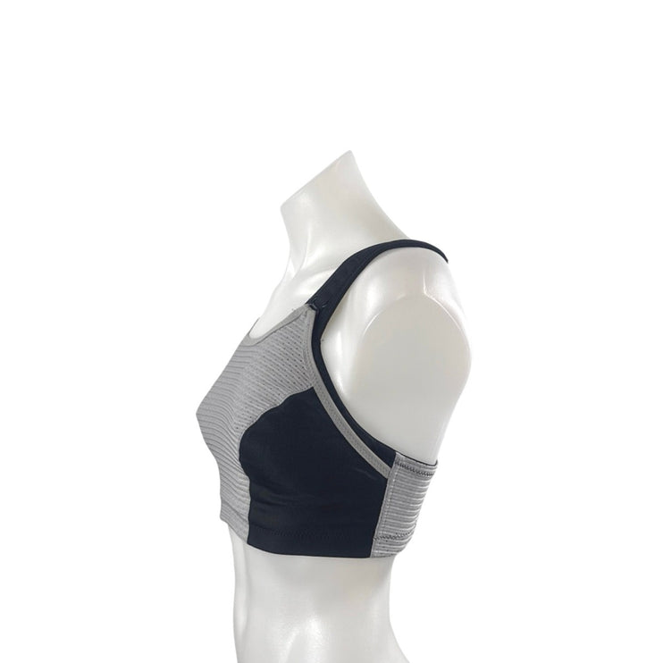Glamorise Color Block Yoga Workout Athletic Activewear Tank Sports Bra Top 32DD