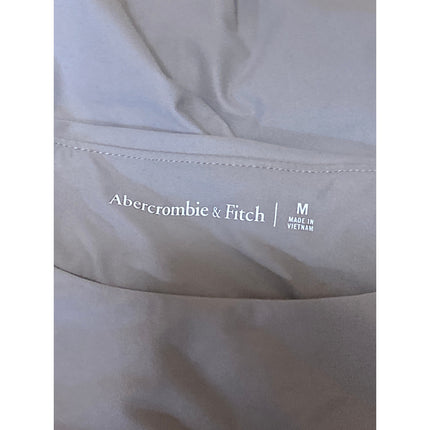 Abercrombie & Fitch Beige Tan Crewneck Short Sleeve Slim Tee T-shirt Top Size M