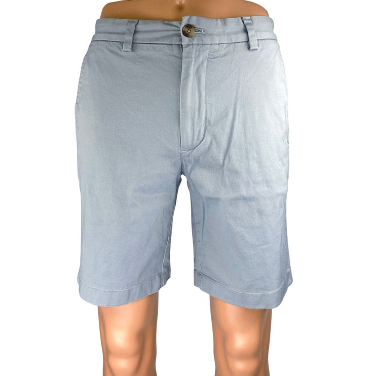 Vineyard Vines Men's Blue Gray Golf Bermuda Straight Chino Khaki Shorts Size 30