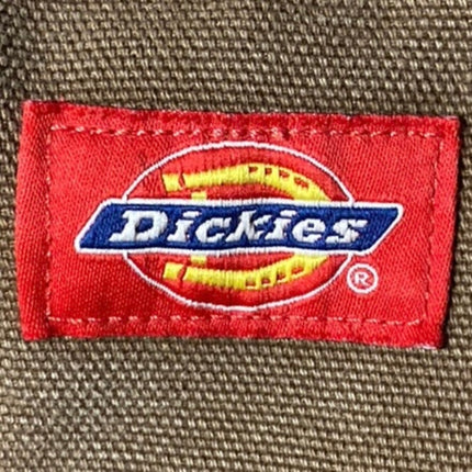 Dickies Men's Brown Slim Straight Mid Rise Khaki Chino Trousers Pants Size 36