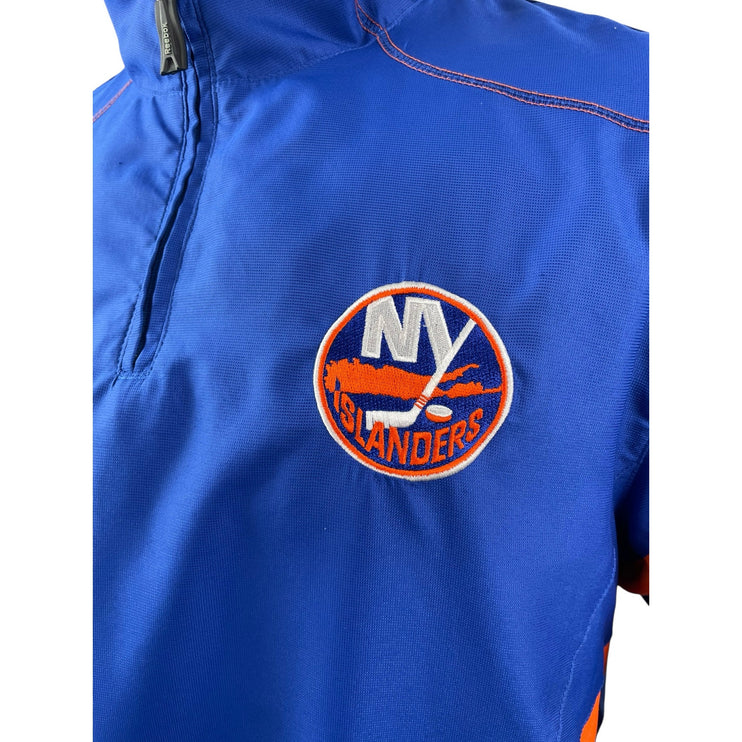 Reebok New York Islanders NHL Hocket Women Blue Sweatshirt Pants 2 Piece Set M