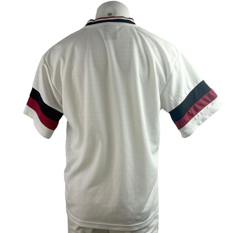 West Coast Vancouver Canada Men's White Short Sleeve Hockey Jersey Top Size S