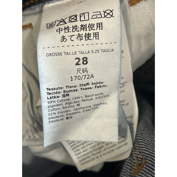 Sportmax Women's Blue High Waisted Boyfriend Straight Leg Denim Jeans Size 28