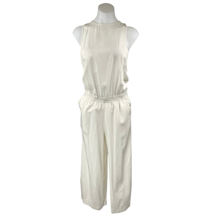 NEW Splendid White Sleeveless Tank Top Crop Wide Leg Pants 2 Pc Set Size XS