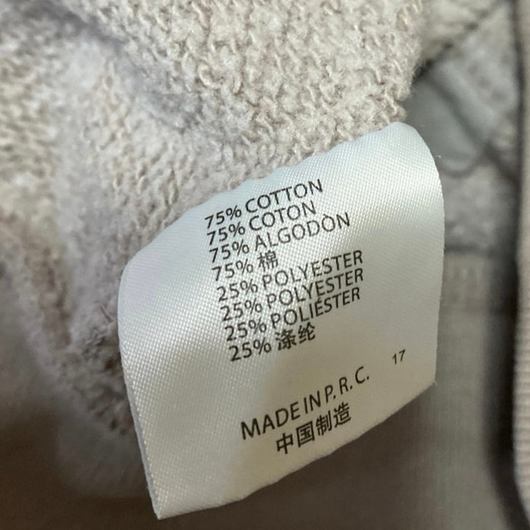 Brandy Melville Women's Beige Taupe Full Zip Hoodie Hooded Sweatshirt Top Size S