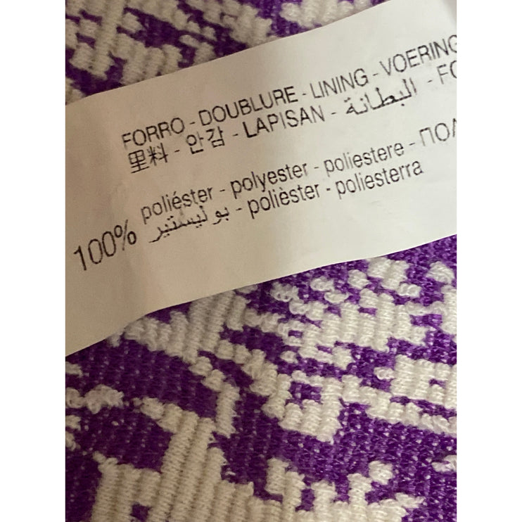 Zara Women's Purple Floral Paisley V Neck Sleeveless Mini Cami Tank Slip Dress M