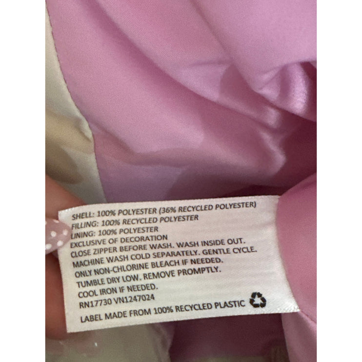 Lego x Target Cream Long Sleeve Colorblock Full Zip Long Quilted Puffer Jacket S