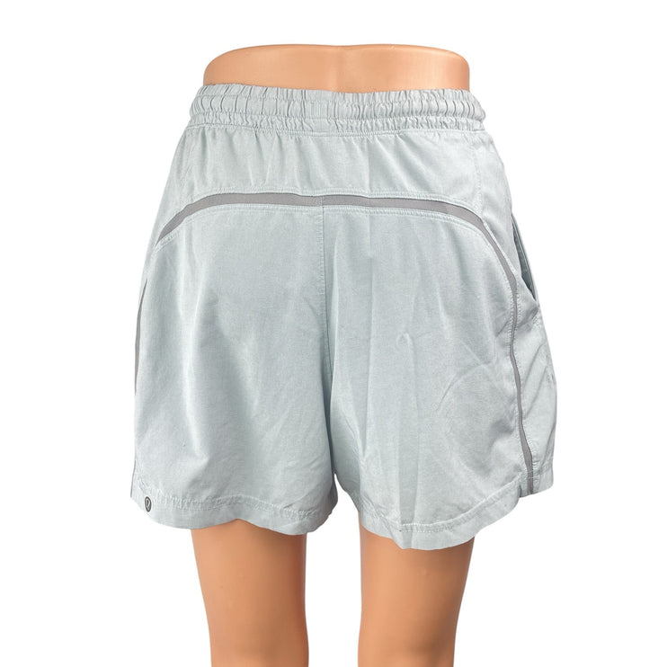 Lululemon Pace Breaker Light Blue Activewear Yoga Performance Athletic Shorts S