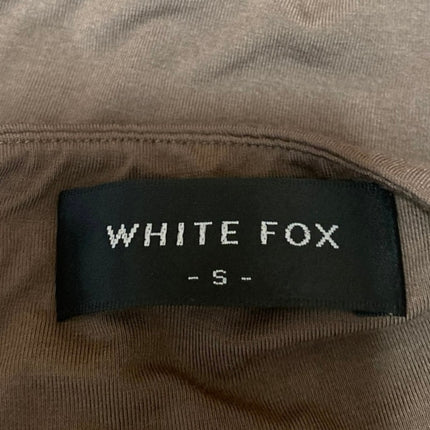 White Fox Women Brown Sleeveless Sweetheart Cinch Cami Camisole Tank Top Size S