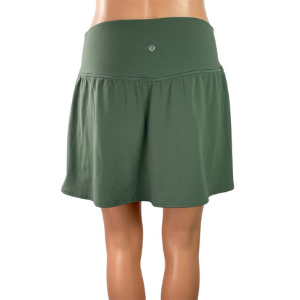 Lululemon Align Olive Green High Waisted Athletic Tennis Skort Shorts Skirt 12