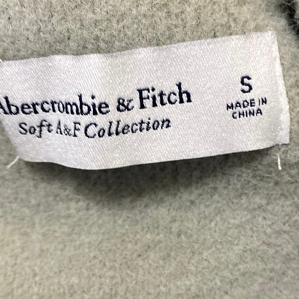 Abercrombie & Fitch Women's Green Long Sleeve Collared Polo Sweater Top Size S