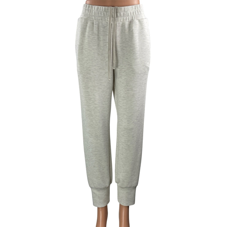 Varley Womens Drawstring Heather Gray High Rise Lounge Jogger Sweat Pants Size S