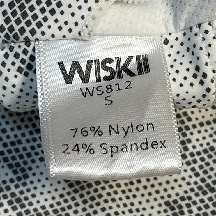 Wiskii Women's Gray Sleeveless Rhinestone Logo Crop Top & Mini Skirt Set Size S