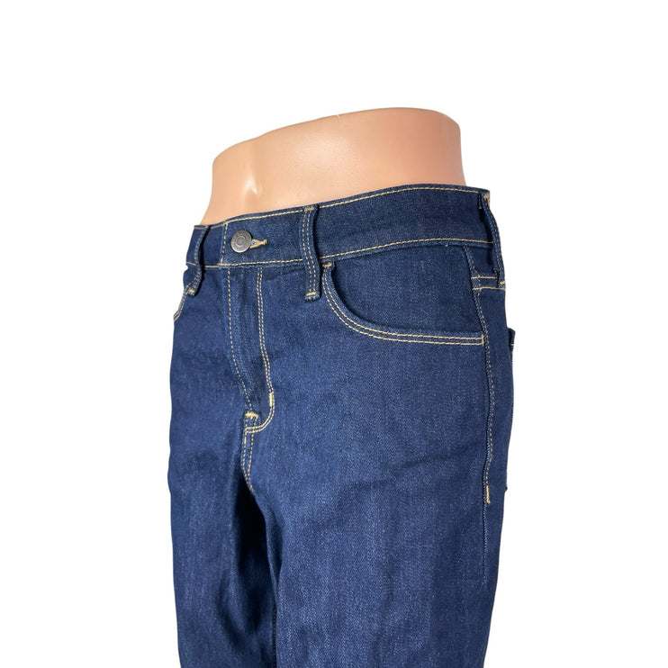 Old Navy Women's Dark Blue High Rise Slim Wow Straight Denim Jeans Pants Size 6