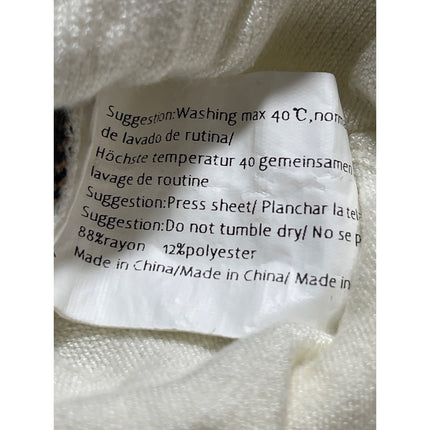 Ekouaer Women's White Floral High Rise Drawstring Sleepwear Lounge Shorts Size M