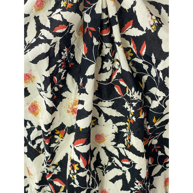 NEW Free People Intimately Liza Black Floral Halter Sleeveless Bodysuit Top Sz S