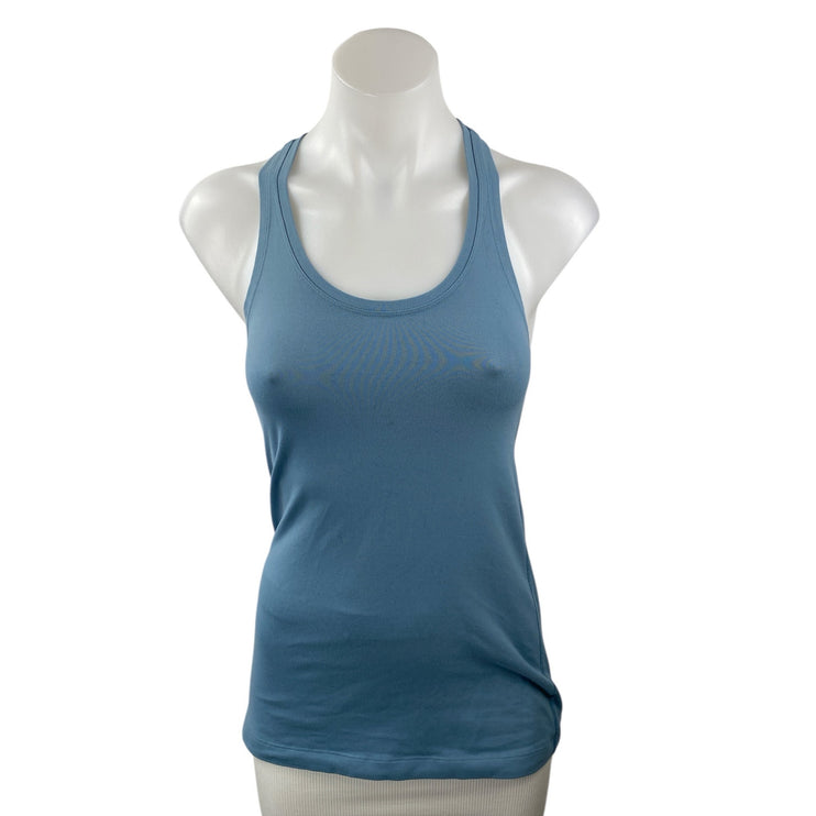 Lululemon Women's Blue Racerback Yoga Running Workout Athletic Tank Top Size 0