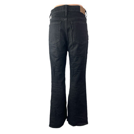 Madewell Women's Black High Waisted Bootcut Wide Leg Flare Denim Jeans Pants 27