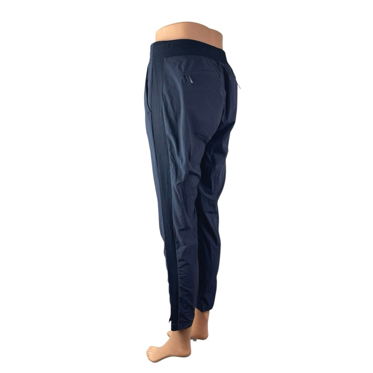 Athleta Women's Blue Mid Waist Tapered Crop Activewear Athletic Jogger Pants 0
