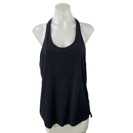 Alo Women's Black Sleeveless Scoop Neck Racerback Yoga Athletic Tank Top Size M