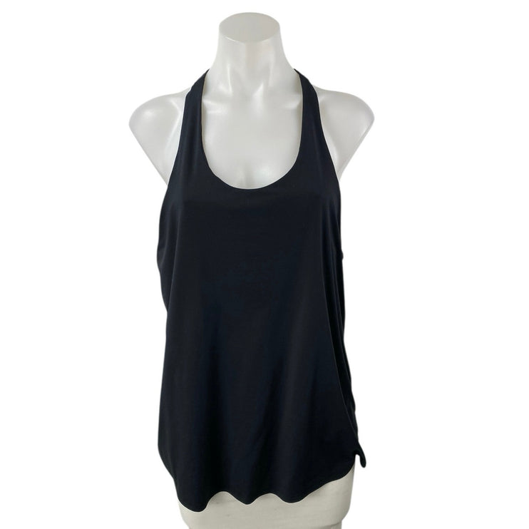 Alo Women's Black Sleeveless Scoop Neck Racerback Yoga Athletic Tank Top Size M