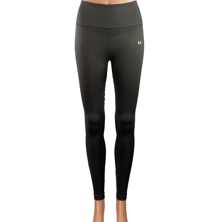 MP Tempo Womens Olive Green Mid Rise Skinny Activewear Workout Leggings Pants S