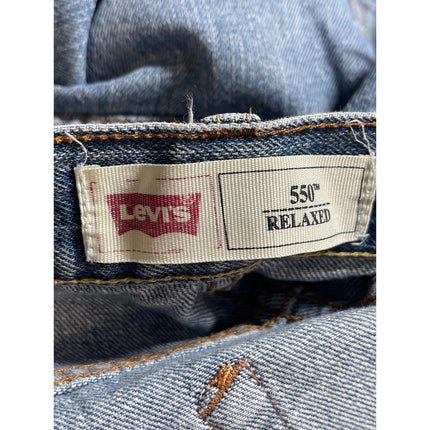 Levi's 550 Women's Blue Relaxed Slim Straight High Rise Denim Jeans Size 28x30