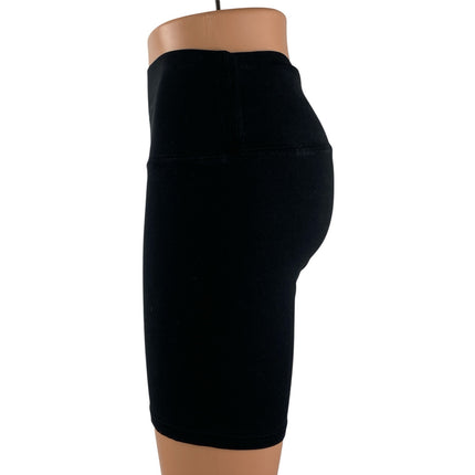 Aritzia TNA Women's Black Mid Rise Yoga Running Athletic Biker Shorts Size S