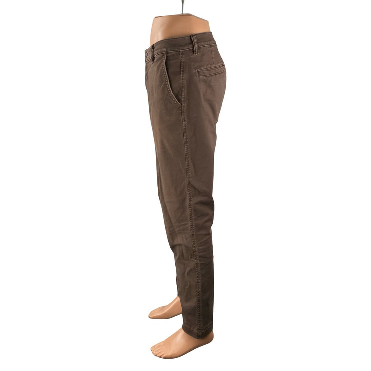 Levi's XX EZ Men's Brown High Rise Casual Straight Chino Denim Jeans Pants 32