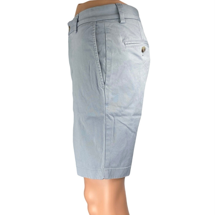 Vineyard Vines Men's Blue Gray Golf Bermuda Straight Chino Khaki Shorts Size 30