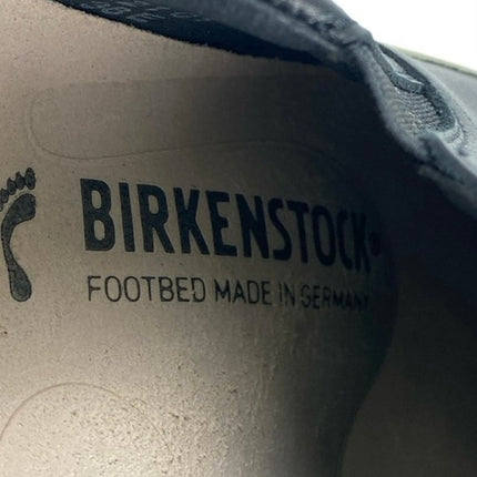 Birkenstock Oswego Black Natural Leather Slip On Loafer Sneaker Shoe Size 38 US8