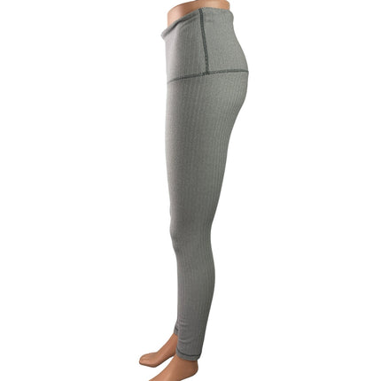 Lululemon Wunder Under Gray Chevron Print Mid Rise Workout Yoga Leggings Pants M