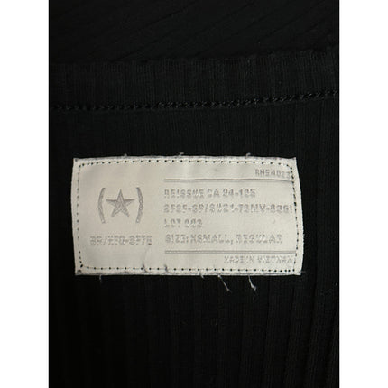 Banana Republic Heritage Black Sleeveless Knit Henley Bodycon Midi Dress XS