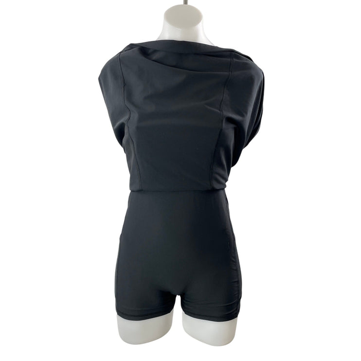 YPB Abercrombie & Fitch SculptLUX Black Sleeveless Tennis Mini Tank Dress Size S