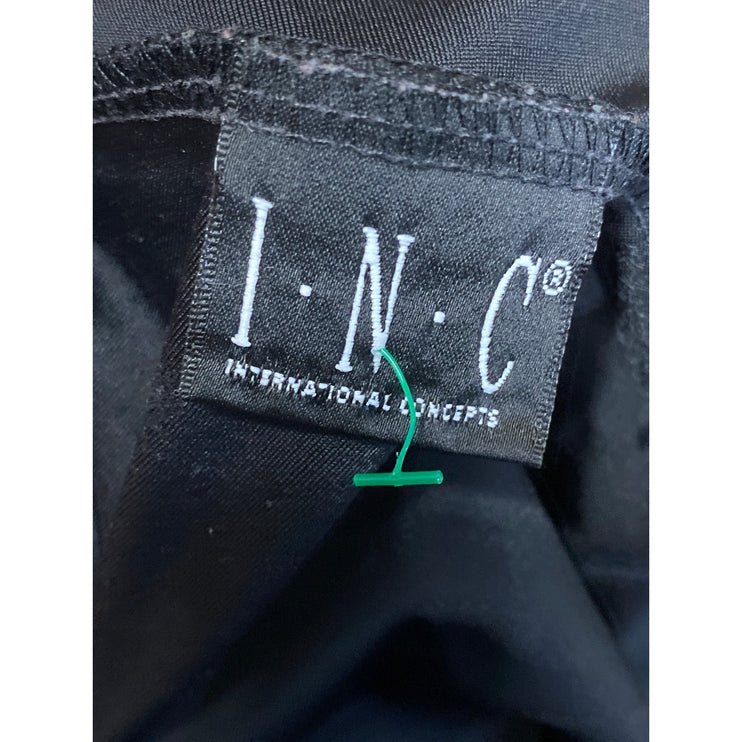 INC International Concepts Black Yoga Golf Tennis Activewear Mini A-Line Skirt S