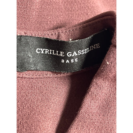 Cyrille Gassiline Women's Rose Pink Long Sleeve T Shirt Mini Shift Dress Size 14