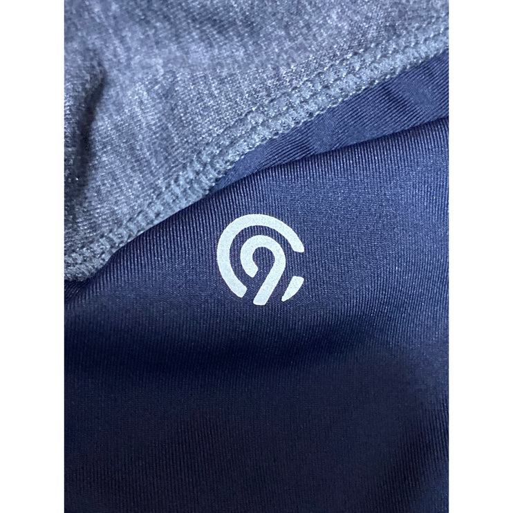 Champion Women's Navy Blue Mock Neck Sleeveless Open Back Athletic Tank Top L