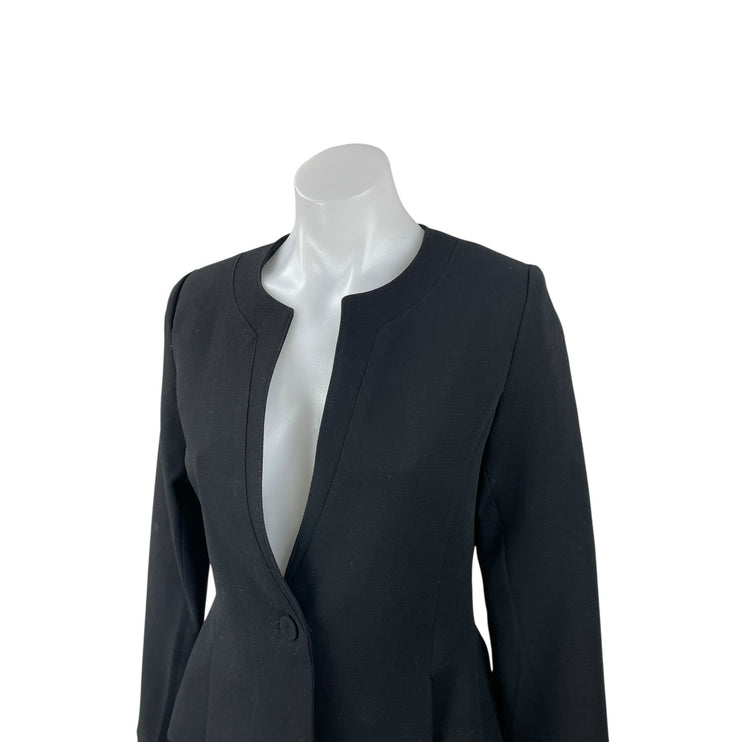 Design Women's Black Long Sleeve Slim Fit Single Breasted Blazer Coat Jacket 4