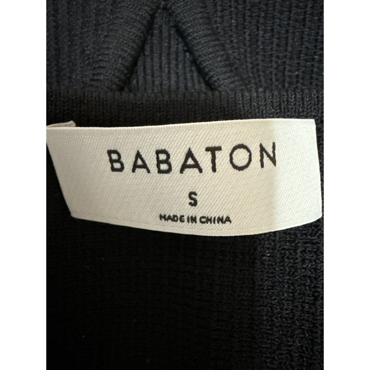 Aritzia Babaton Black Rib Knit Sleeveless Cami Camisole Bralette Tank Top Size S